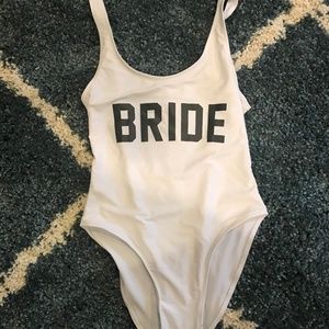 Bride One Piece Bathing Suit